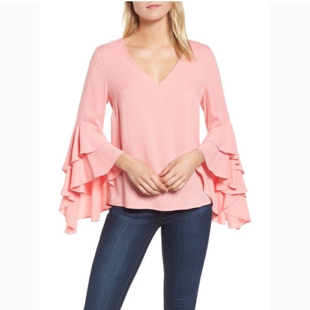 NWOT Chelsea28 Bell Sleeve Top